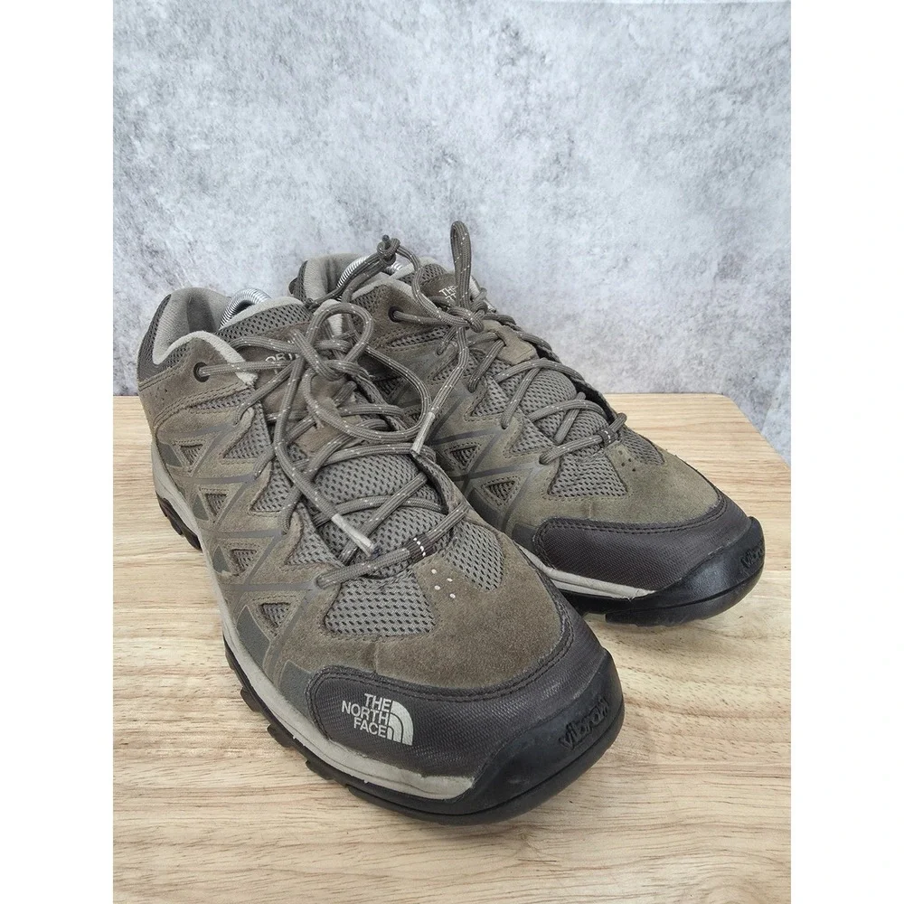The North Face Storm III Hiking Shoes Mens 9.5 Brown Waterproof Trail Outdoors
